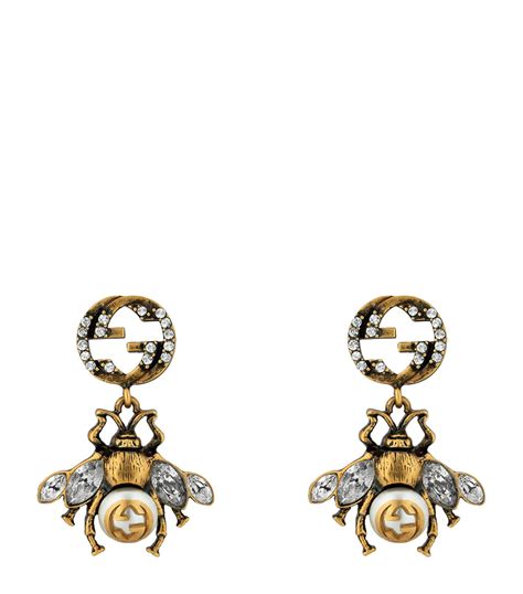 gucci earrings bee|Designer Silver Earrings .